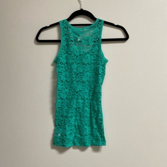 Aeropostale Lace Ribbed Tank Top - Picture 2 of 3